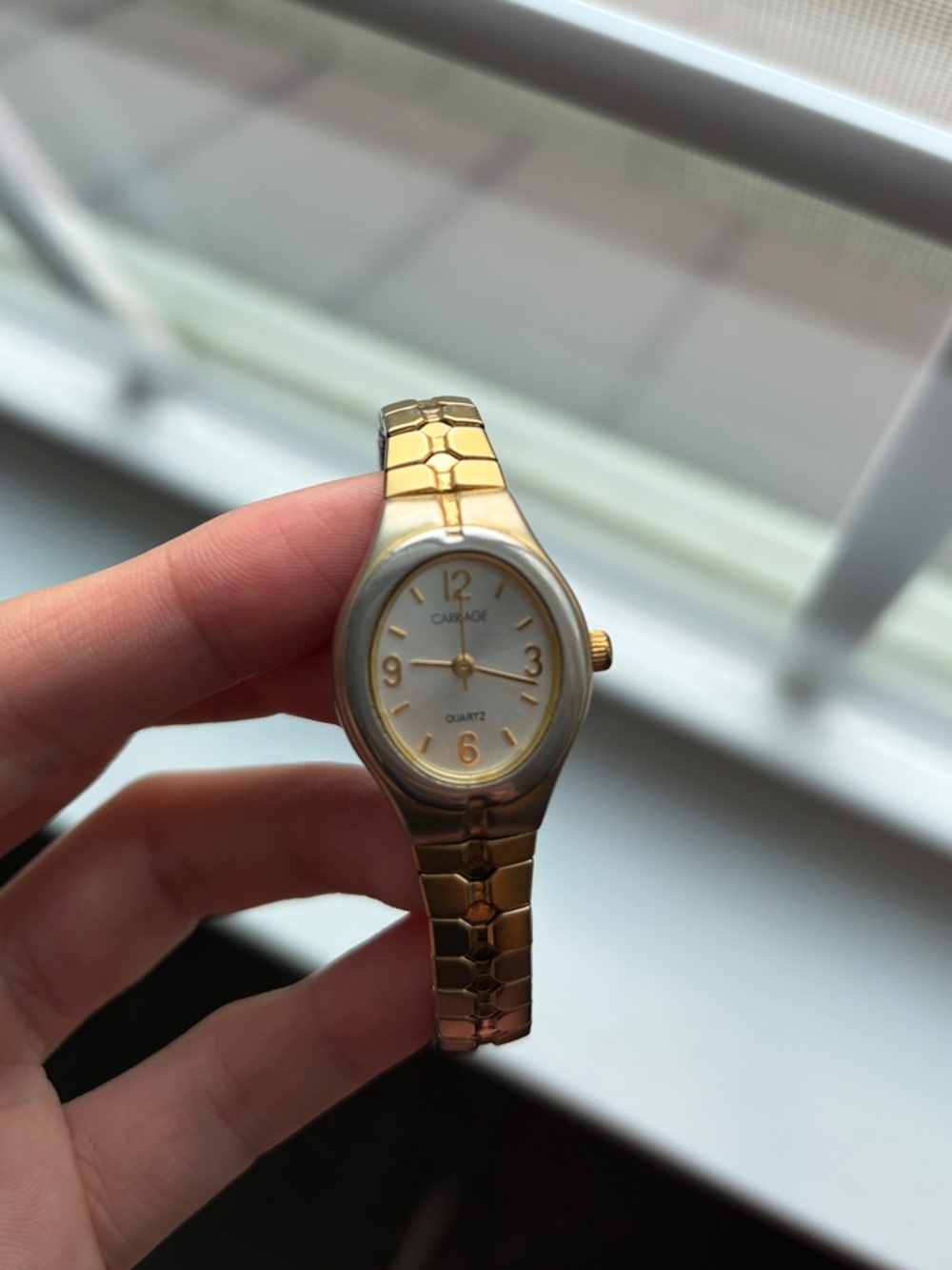 Vintage Gold-Tone Women's Quartz Watch